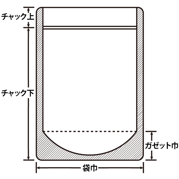 ラミジップスタンドKR40サイズ