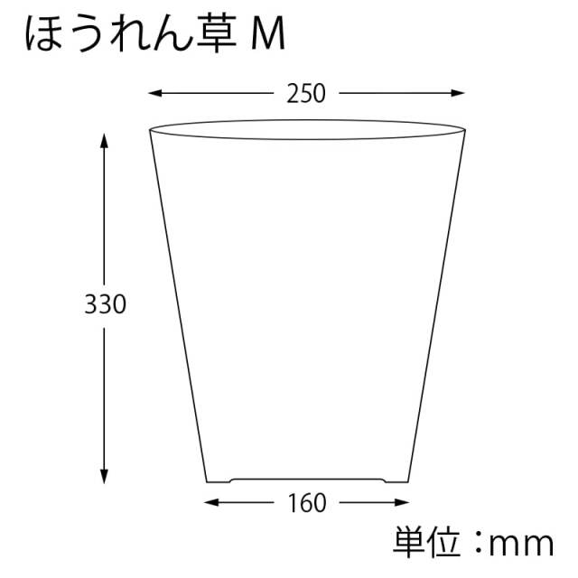 ボードンパック　ほうれん草紫M
