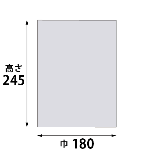 柄小袋 ストレートタイプ 8才 寸法図