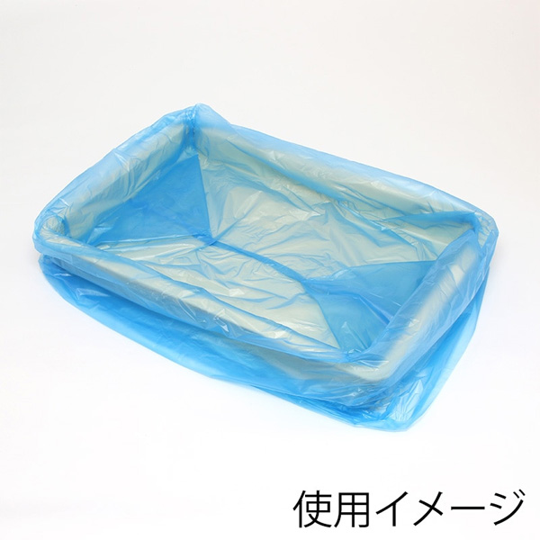 ばんじゅう用ポリ袋 S ブルー 使用イメージ