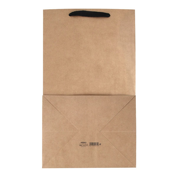 手提げ紙袋 フルールバッグ 32-25 未晒無地 ケース単位 50枚【ケース