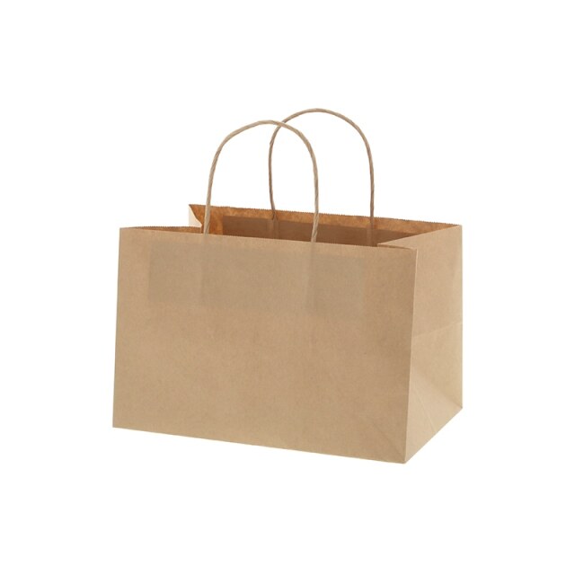 紙袋 オブロングバッグ 26-17 未晒無地