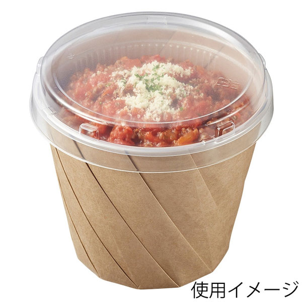 おりがみカップ 大 茶 使用イメージ