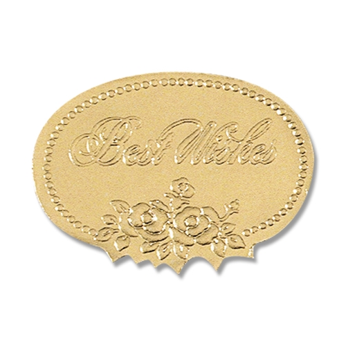 ギフトシール ベストウィッシュ　M　金