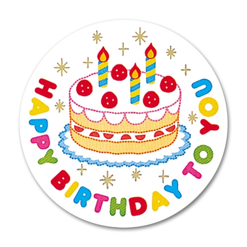 ギフトシール ハッピーケーキ