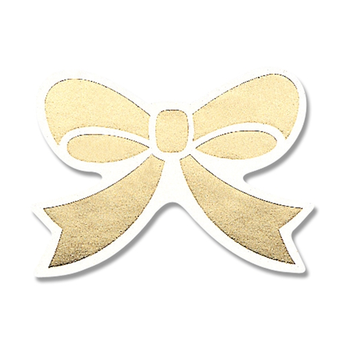 ギフトシール リボンゴールドM