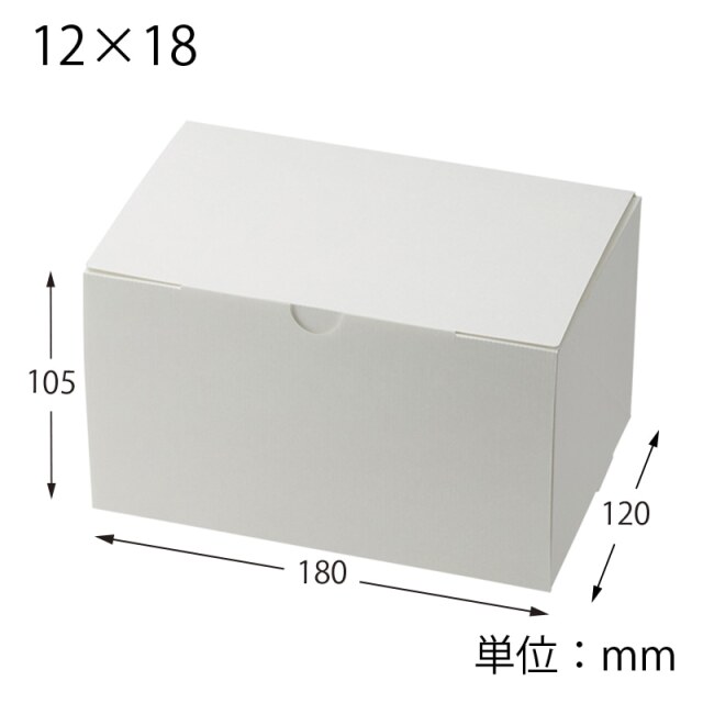 スリムエコケーキ箱　12x18
