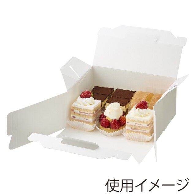 スリムエコキャリーケーキ箱　18x24