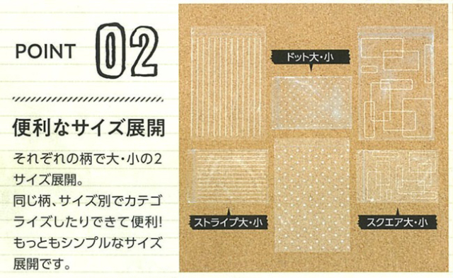 ユニパックパターン特徴