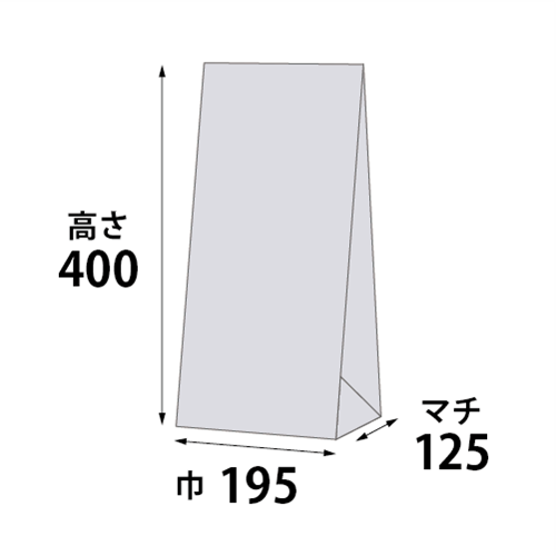 角底袋 No.16 寸法図
