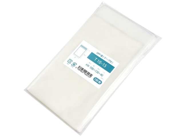 OPPテープ付袋 T10-15 100 枚入 袋の王国 本店