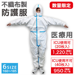 医療用 不織布製防護服