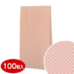 ハイバッグ 水玉ピンク