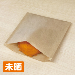 耐油平袋（ラミ加工／コの字貼り）未晒