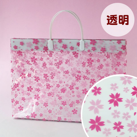 袋探 ふくろたん 手提げ袋 パールバッグ アソートバッグ 桜柄 100枚入