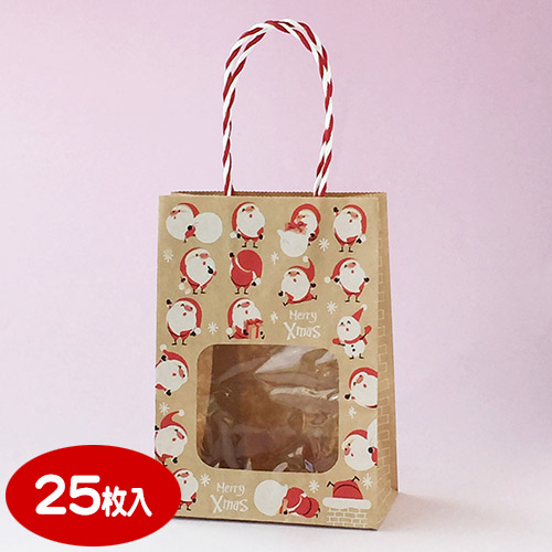 袋探（ふくろたん）】【小ロット対応商品】手提げ紙袋（窓付