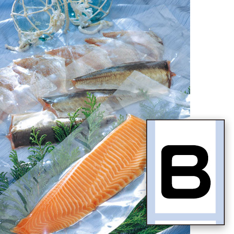 袋探（ふくろたん）】食品用三方シール袋 無地 ナイロンポリBタイプ規格袋