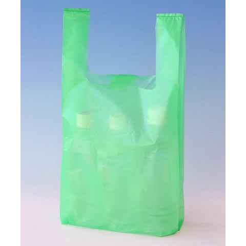 袋探（ふくろたん）】手提げレジ袋 イージーバッグ 水玉柄（1,000枚入