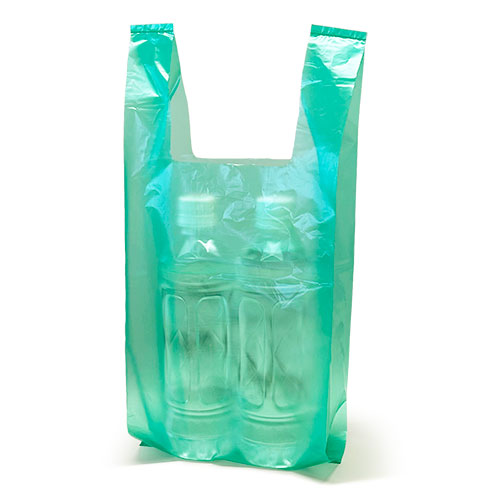 袋探（ふくろたん）】手提げレジ袋 イージーバッグ 水玉柄（1,000枚入