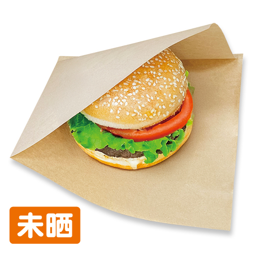 耐油平袋（ラミ加工／L字貼り）未晒