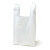 【受注生産品】手提げレジ袋 HD乳白 無地