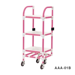 おむつ交換台車 清拭台車：棚板タイプ AAA-01B