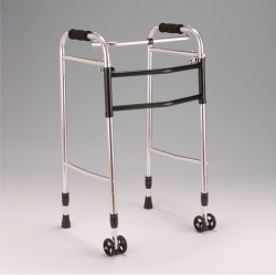 電気歩行器 クリスタル産業 ウォーカー（交互/固定兼用折り畳み型）AL-117