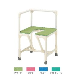 シャワーチェア 介護用品 風呂椅子 シャワーいす Ｌ型 矢崎化工 矢崎化工 シャワーいす L型 U座面タイプ 【福祉発明品ショップ