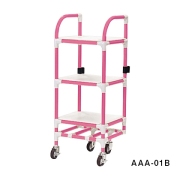 おむつ交換台車 清拭台車：棚板タイプ AAA-01B
