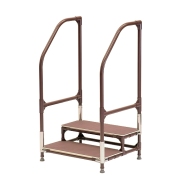 処分限定値下　美品　急いでます　 手すり付　ステップ台　階段　介護　補助　階段 処分限定値下 美品 急いでます 手すり付 ステップ台 階段 介護 補助