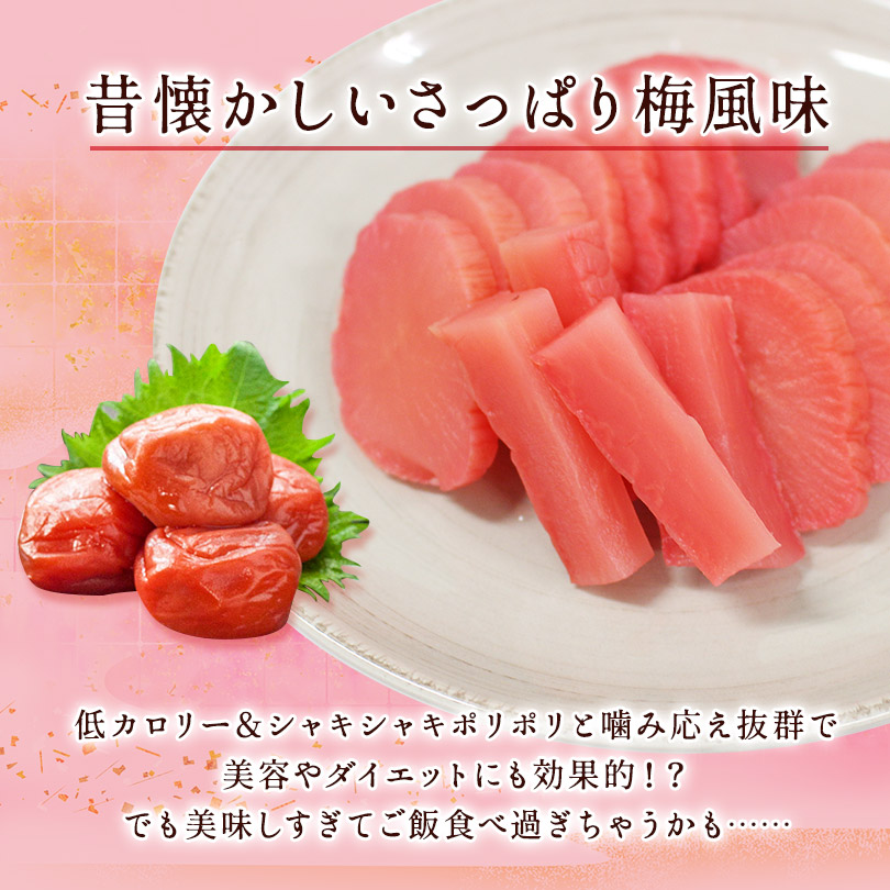 練梅たくあん　1本  宮崎県産大根使用