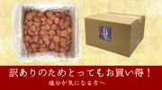 【規格外】梅干し 甘仕立てうす塩味5kg