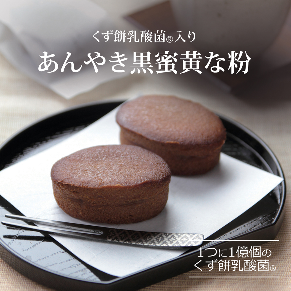 くず餅乳酸菌入り あんやき 黒蜜きな粉 6個入【～3/31到着】