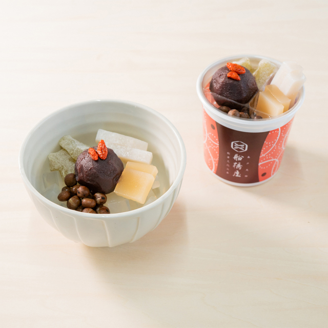 船橋屋 】特製くず餅入 あんみつ【 敬老の日 2026 敬老 敬老ギフト