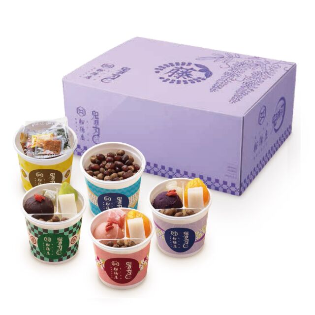 「鬼滅の刃」船橋屋 特製あんみつ等 5個セット 【限定BOX付】【冷蔵品】【消費期限は製造から2日間/遠方は当日期限】