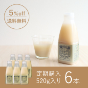 【 送料無料 / 定期購入5%OFF / 継続特典付 】 飲むくず餅乳酸菌 520g×6本