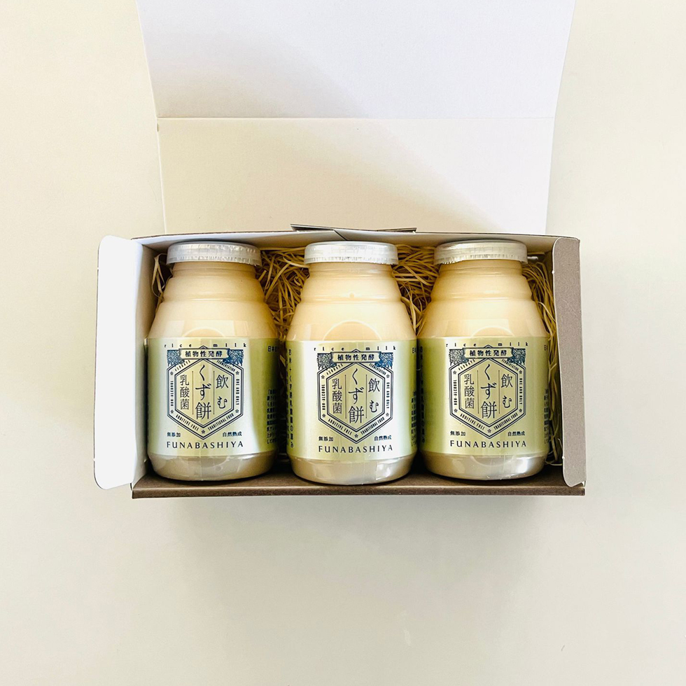 飲むくず餅乳酸菌小ボトル3本詰合せ