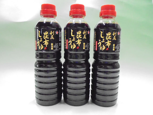 昆布しょうゆ（500ml）3本セット