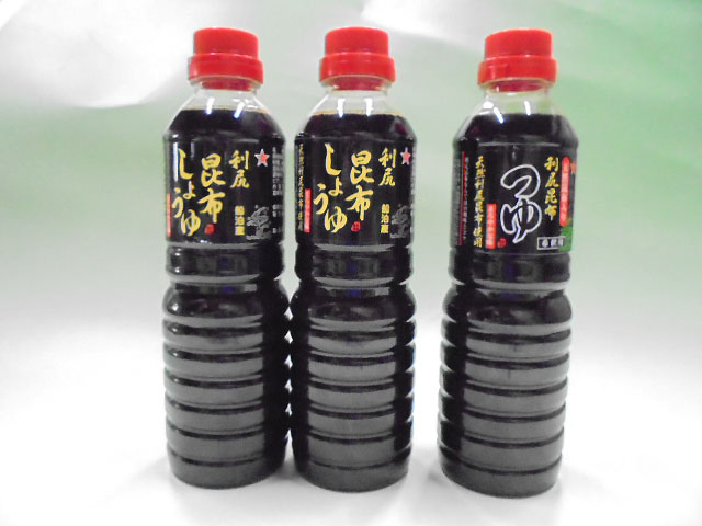 昆布醤油、つゆセット