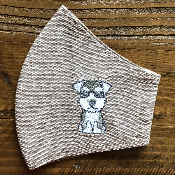 シュナウザーマスク（モカ）