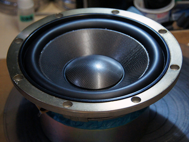 ONKYO MONITOR 500X スピーカー　エッジ張替え済 KEF Model 104 (B200), Onkyo Monitor 500 等 適合ラバーエッジ RG07