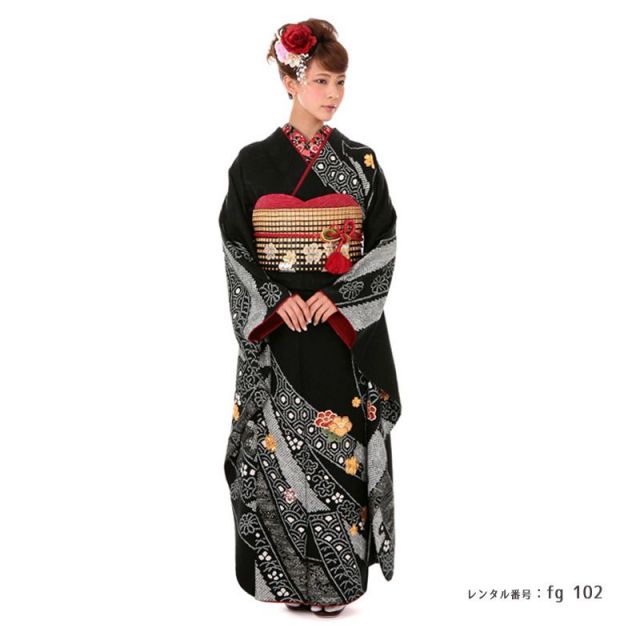 結婚式やお呼ばれに合うfg 102の振袖レンタル 振袖ガールズ