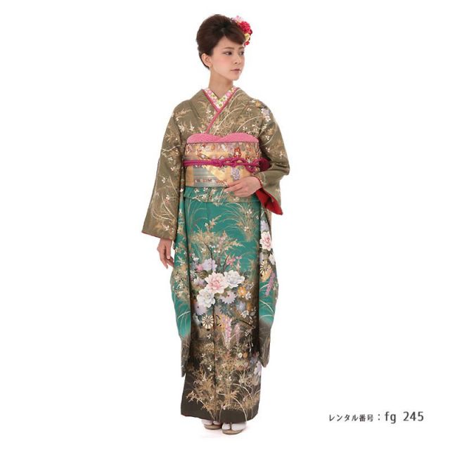 結婚式やお呼ばれに合うfg 245の着物レンタル 振袖ガールズ