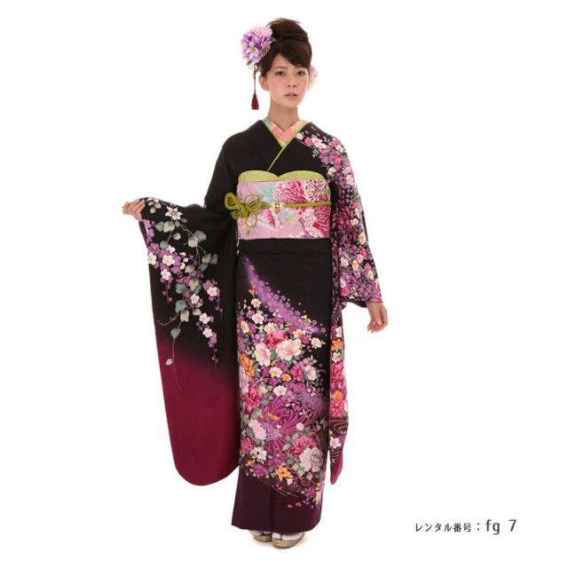結婚式やお呼ばれに合うfg 7の着物レンタル 振袖ガールズ