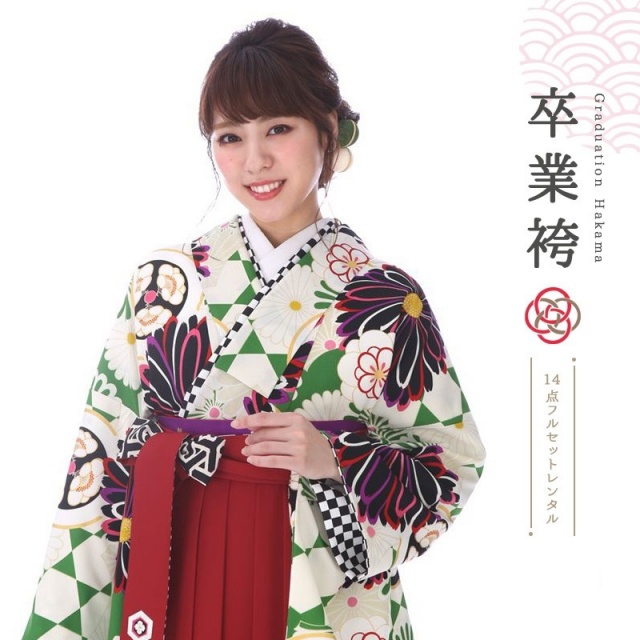 卒業式着物袴商品の画像