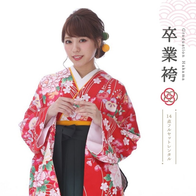 卒業式着物袴商品の画像