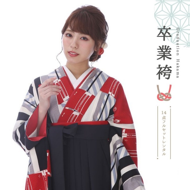 卒業式着物袴商品の画像