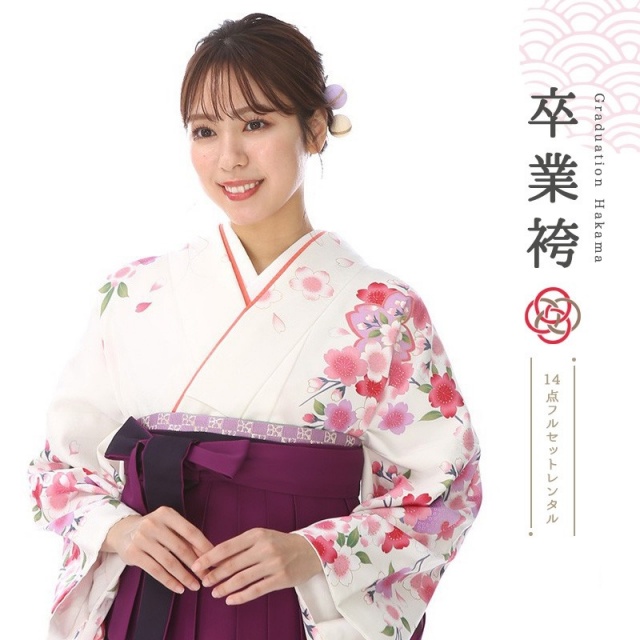 卒業式着物袴商品の画像