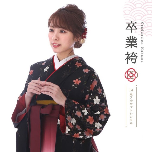 卒業式着物袴商品の画像