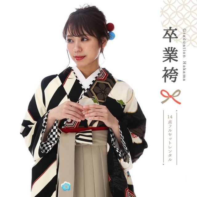 卒業式着物袴商品の画像